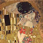 the kiss detail by Gustav Klimt